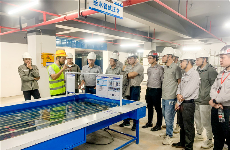11月5日，2022年萬科集團工程系統“谷雨行動”第二期現場交流會在創世大發八建南寧萬科金域國際二期項目舉行。